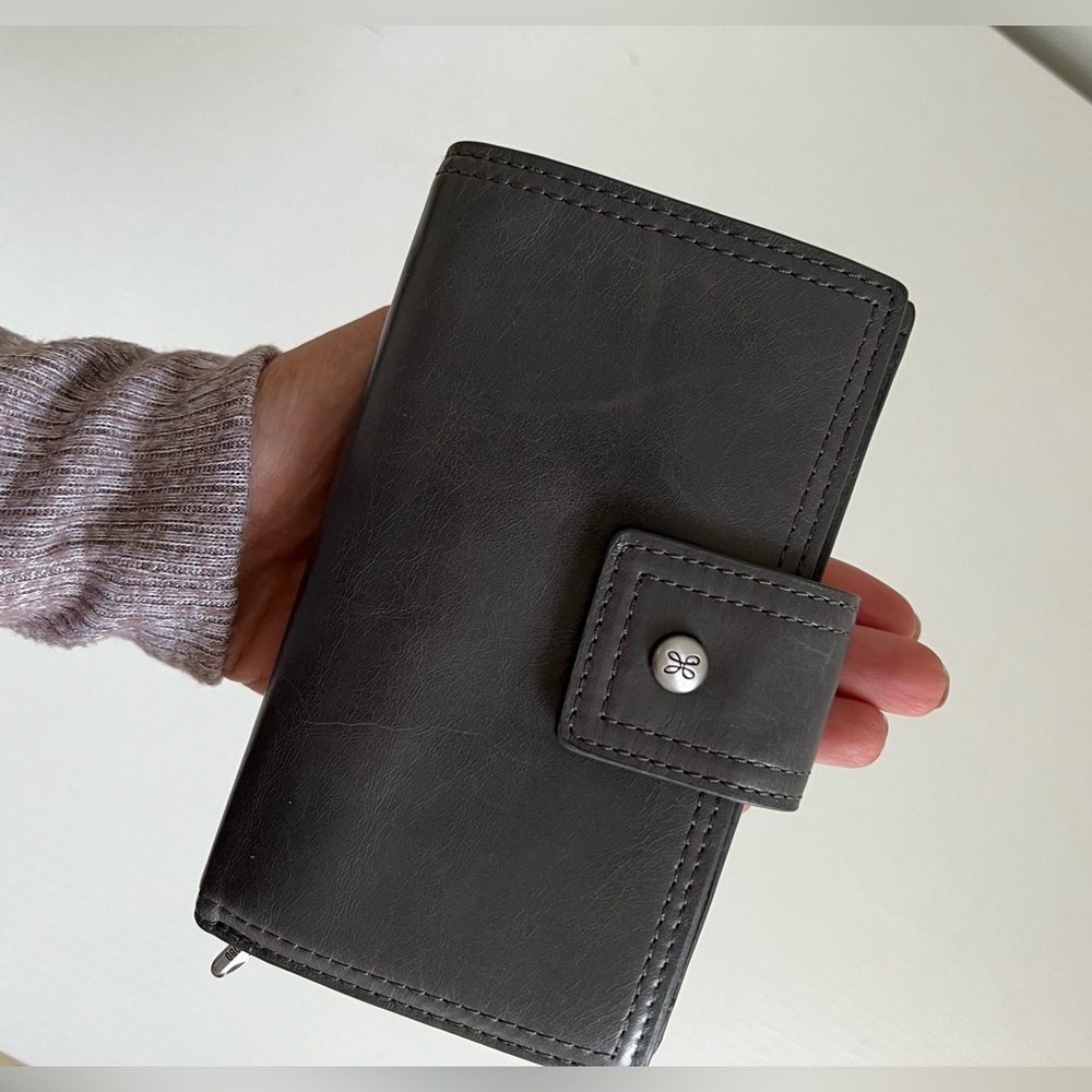 NWOT Leather Hobo Wallet